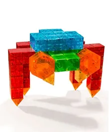Magna-Tiles Qubix 85-Piece Set - Magnetic Building Blocks for Kids 3+, Develops Math & Science Skills, 24x5x27cm
