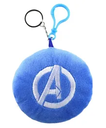 Marvel Avengers Stuffed Plush Doll Key Chain Toys Key Ring with Embroidery - Blue