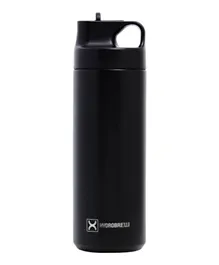 HYDROBREW Double Wall Insulated Sports Water Bottle Black - 550mL