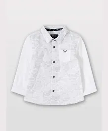 FG4 Tyler Pique Mix Shirt - White