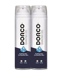 Dorco Shaving Gel 200ml - Pack of 2