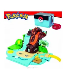 Pokemon Carry Case Volcano Playset - Green