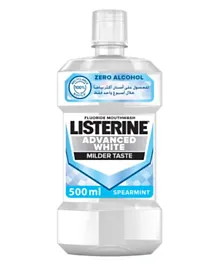 Listerine Advance White Milder Taste Mouthwash - 500mL