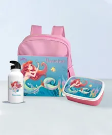 Essmak Disney Little Mermaid Personalized Backpack Set - 11 Inches