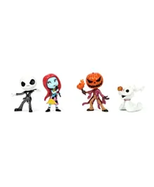 Jada Figure The Nightmare Before Christmas Toy Figures, Pack of 4 - 6.5cm (Each)