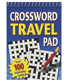 Alligator Crossword Search Travel Pad Hardback - Blue