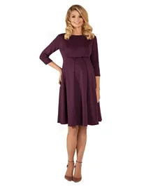 Mums & Bumps Tiffany Rose Sienna Maternity Dress - Claret