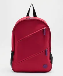 حقيبة ظهر ايروبوستال أيرو مع شعار العلامة التجارية - أحمر 6 إنش