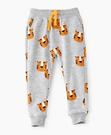 Jam All Over Printed Joggers - Grey