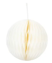 تالكينغ تيبلز زينة كرة هانيكومب الورقية البيضاء لعيد الفصح