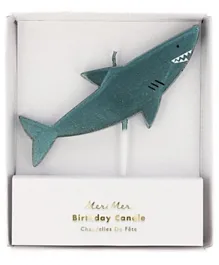 Meri Meri Blue Shark Candle