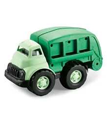 Rollup Kids Eco Friendly Garbage Truck Bricks Vehicle - Green