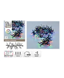 Homesmiths Christmas Cluster 576 LED Lights - Multicolor