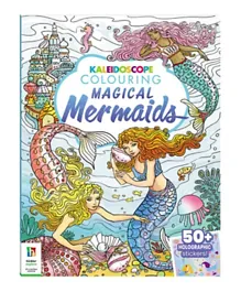 Kaleidoscope Sticker Colouring Magical Mermaids Book - English