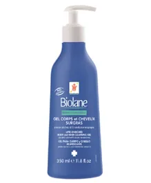 BIOLANE Lipid Enriched Body And Hair Cleansing Gel - 350mL