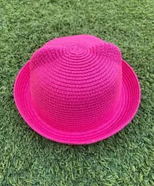 The Girl Cap Beach Hat - Fuschia