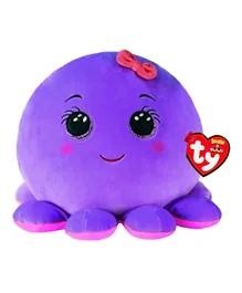 Ty Squish-A-Boos Octopus Octavia Purple - 25.4cm