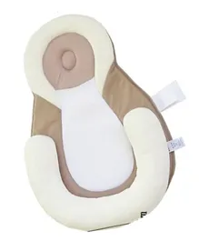 Little Angel Baby Toy Baby Sleep Positioner - Brown & Cream