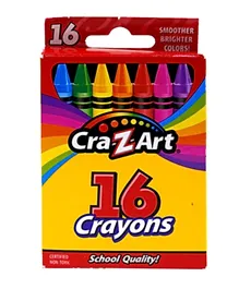 CraZart Crayons Peggable Box - 16 Crayons