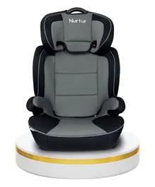 Nurtur Jupiter 3-in-1 Car Seat + Booster Seat - Grey & Black