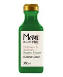 MAUI MOISTURE Thicken & Restore + Bamboo Fiber Conditioner - 385mL