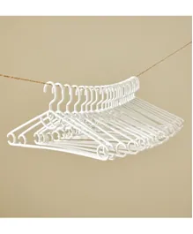 HomeBox Sustainability Clothes Hanger Set White - 24 Pieces