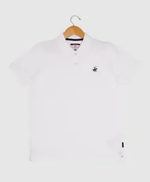 Beverly Hills Polo Club Core Pique T-Shirt - White