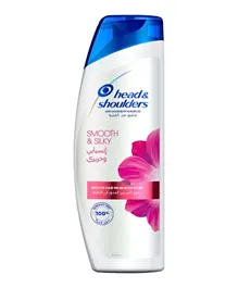 Head & Shoulders Smooth & Silky Anti-Dandruff Shampoo for Dry Frizzy Hair - 600ml