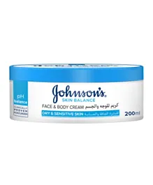 Johnson's Skin Balance Face and Body Cream - 200mL