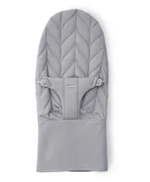 BabyBjorn Fabric Seat For Bouncer Petal Quilt - Light Grey