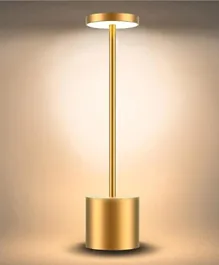 HOCC Touch Sensor Battery Operated Table Lamp - Golden
