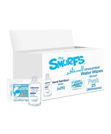 Smurfs Water Wipes with Vibrant Sanitizers - Value Pack