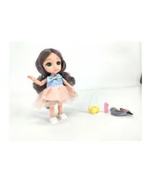 Sweet Annie Doll With Fashion Camera Playset Yellow - 15.24cm