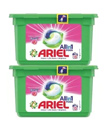 Ariel Automatic 3 in 1 PODS Laundry Detergent Touch of Freshness Downy Pack of 2 - 15 Pieces