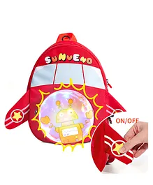 Sunveno Rocket Backpack Red - 4.72 Inches