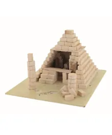 Bricks Trick Travel Pyramid Egypt Building Block - 260 Pieces
