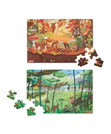 Melissa and Doug Double-Sided Seek & Find Puzzle - 48 Pieces