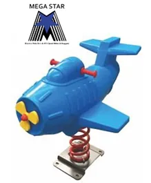 Megastar Flying Copter Spring Rider - Blue