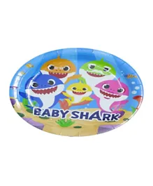 Italo Baby Shark Disposable Round Plates Blue - 6 Pieces