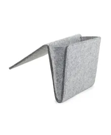 Kikkerland Bedside Storage Pocket and Holder Medium - Grey