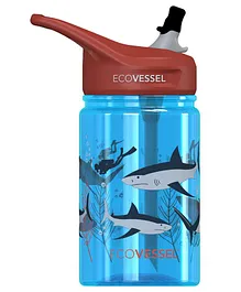 Ecovessel Splash Kids Shark Water Bottle - 355ml