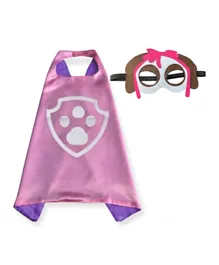 Highland Paw Patrol Skye Cape and Mask Halloween Costume Accessory - Pink