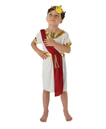 روبيز زي طفل الروماني للأولاد - أبيض
