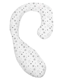 Kinder Valley Silver Star Maternity Pillow - White