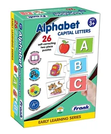 Frank Alphabet Capital Letters 26 Pack Puzzle - 52 Pieces