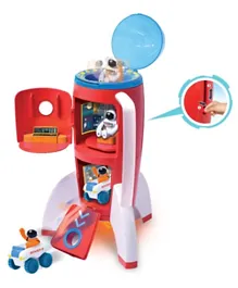 Playmind Space Rocket with Light & Sound Play Set - Multicolour