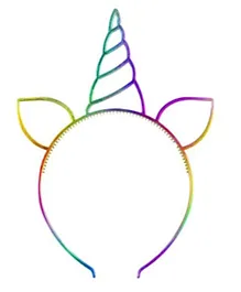 Unique Rainbow Unicorn Party Headband - Multicolor