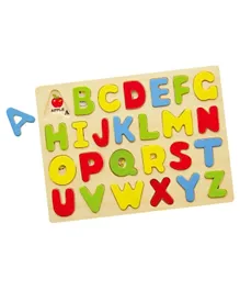 Viga Wooden ABC Puzzle - Multicolor