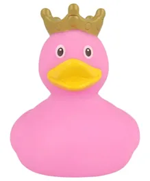 Lilalu Rubber Duck with Crown Bath Toy - Pink