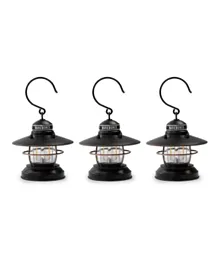 BAREBONES Edison Mini Lantern Bronze - Pack of 3